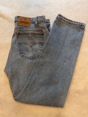 1994 Levi's 505 Straight Leg Orange Tag Actual Fit 34X31 Read Description